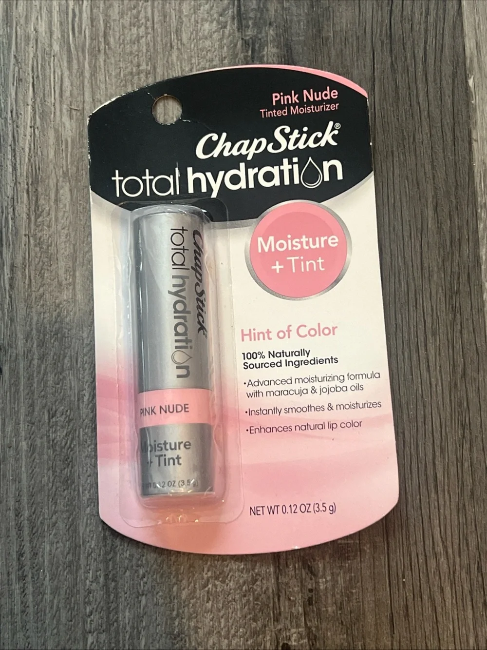 Chapstick Total Hydration Moisture + Tint Lip Balm - Pink Nude
